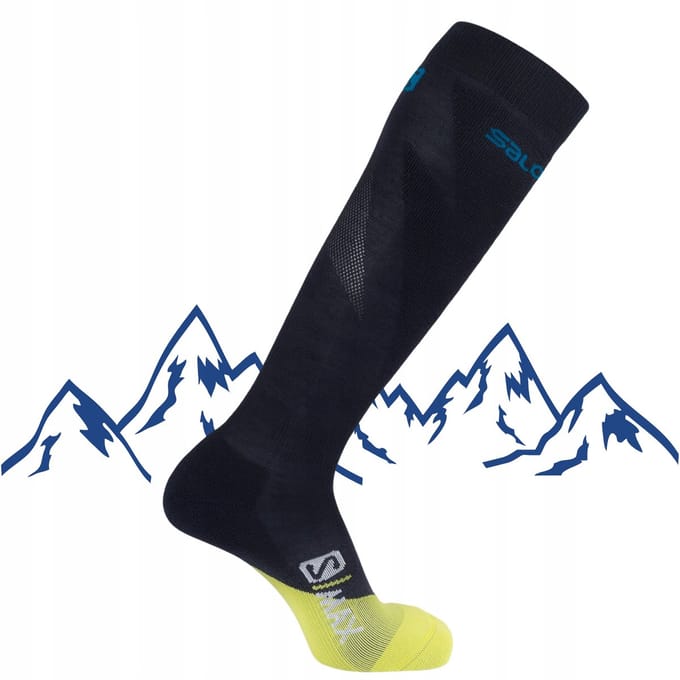 Salomon S/MAX Merino Skisokken - Warm & Comfortabel (39-41)