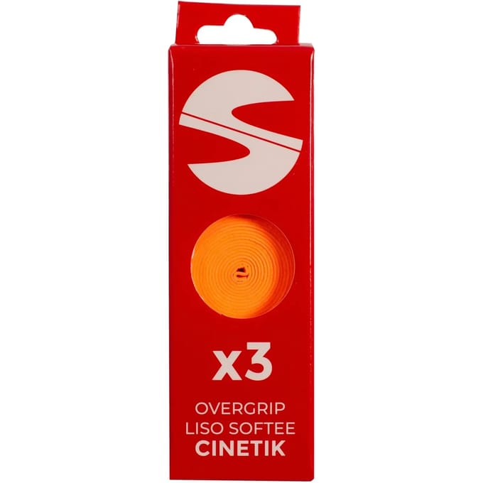 Set van 3 overgrips Glad Softee Cinetik Naranja Fluor ÚNICA