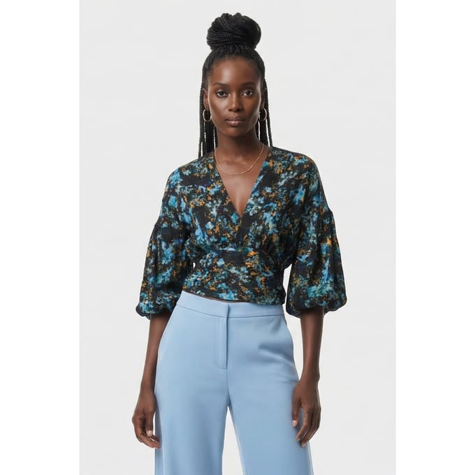 IRO Paris Danna Top Multico Blue Taglia: 36 | Magliette intime Outlet | Donna | Blu