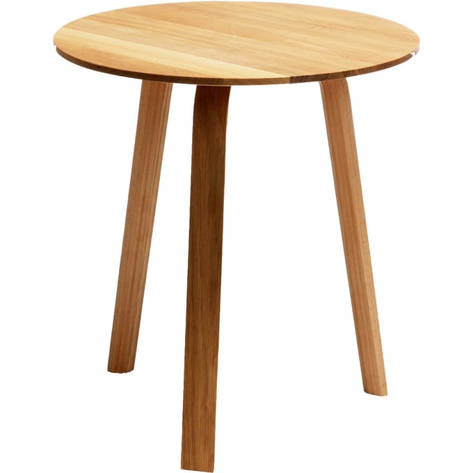 HAY - Bella Coffee Table Ø 45 x H 49 cm - Eiken naturel - beige