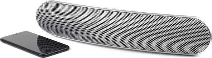 Intempo Curved Bluetooth Metallic Speaker (kleur: zilver)