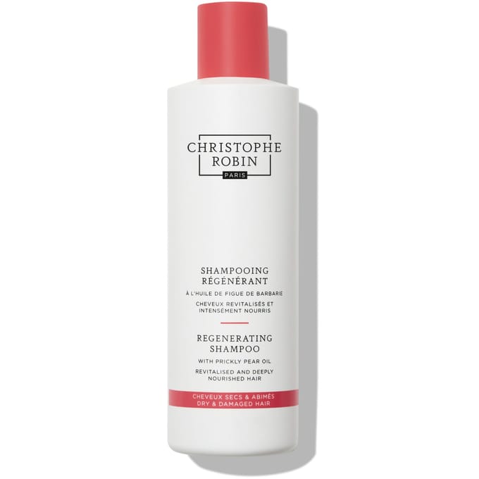 Christophe Robin Regenerating Shampoo with Prickly Pear Oil 250ml (Low Dioxane)