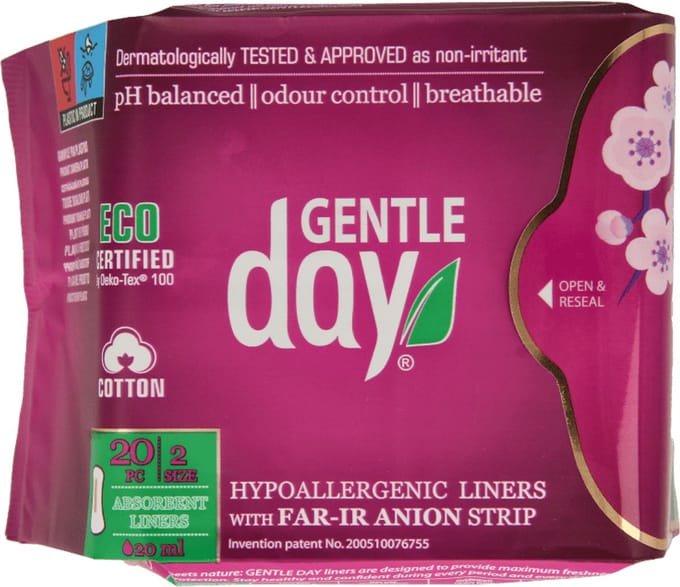 Gentle Day - Inlegkruisjes absorberend - 20 Stuks
