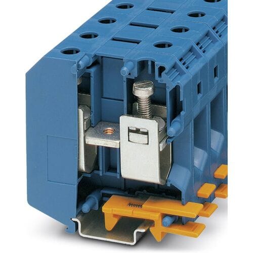Phoenix Contact 3009105 Doorgangsserieklem 20 mm Schroeven Blauw 10 stuk(s) Piece