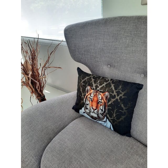 Furnilux Sierkussens - 45 x 35 cm - Set van 2 - Tyger Design
