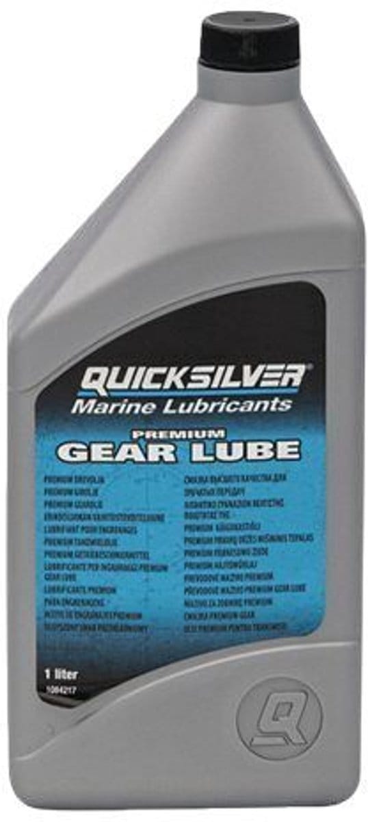 Quicksilver - Staartstuk olie (80W90) 1 liter - Met pompje