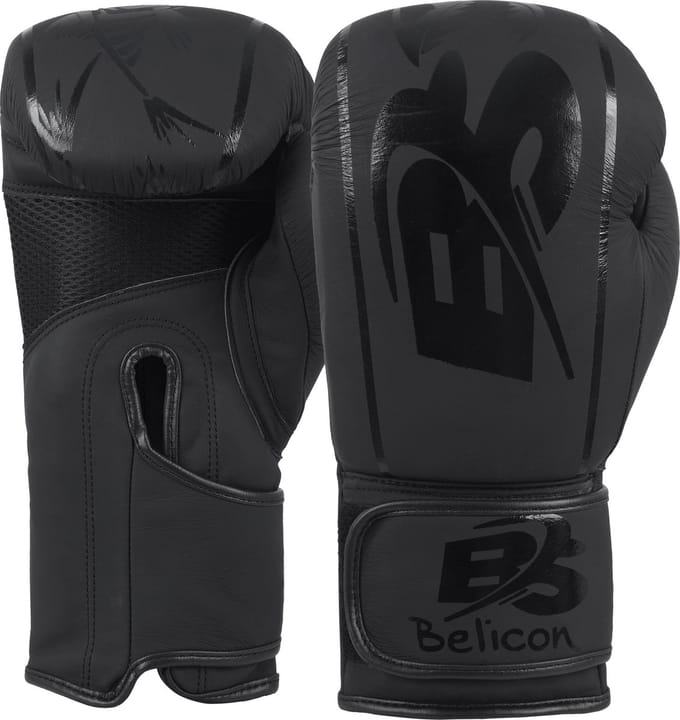 Bokshandschoenen Van Echt Rundleer zwarte kleur - 8 oz - Belicon wears