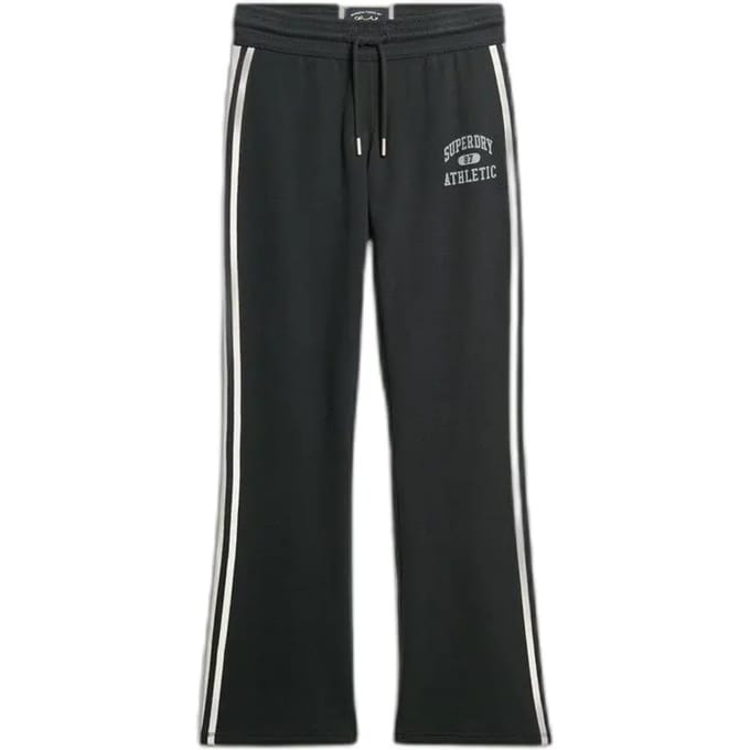 Superdry ATHLETIC STRIPE FLARE JOGGER Dames Broek - Maat L