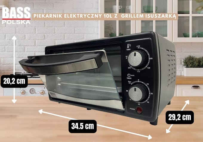 Elektrische oven 10L