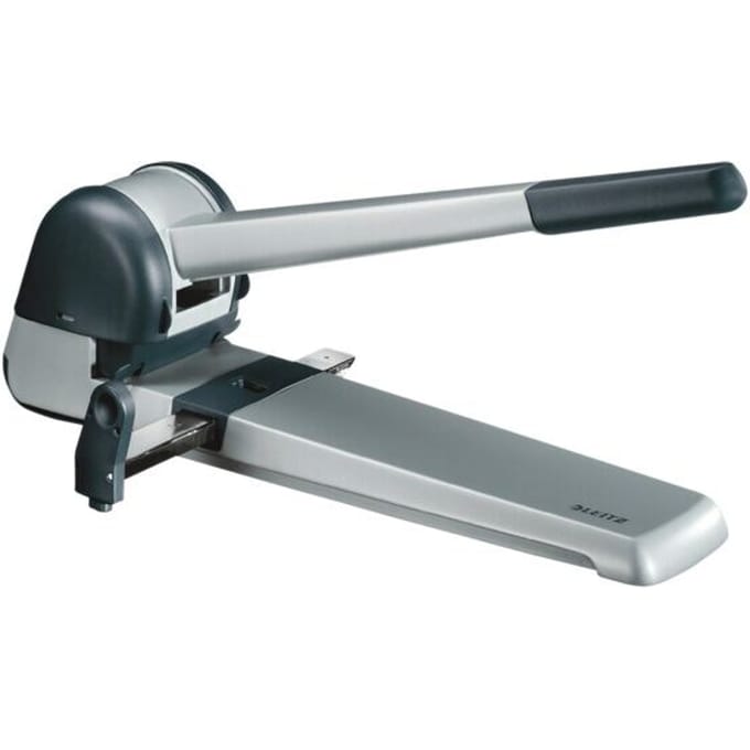Leitz Super Perforator - Tot A3 Formaat  - Peforeert Tot 250 Vel - Voor Mappen En Ringbanden - Zilver