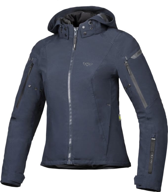 Ixon Burning Lady Marineblauw Textiele Motorjas - Jas