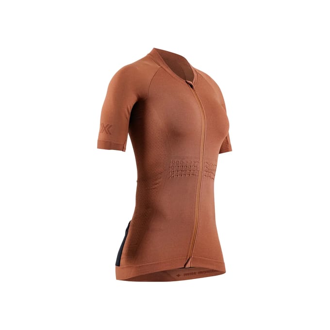X-Bionic Xceed Ride Fietsshirt Korte Mouw Dames Dusty Rose/Dark Dusty Rose - L