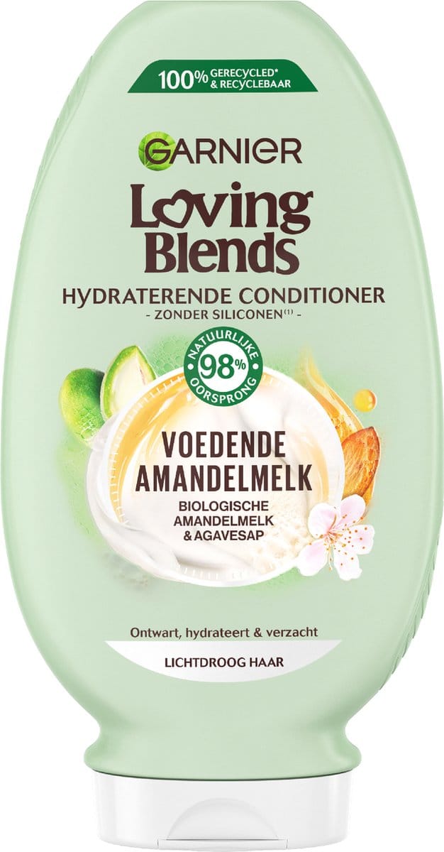 Garnier Loving Blends Conditioner Voedende Amandelmelk Lichtdroog haar - 250 ml
