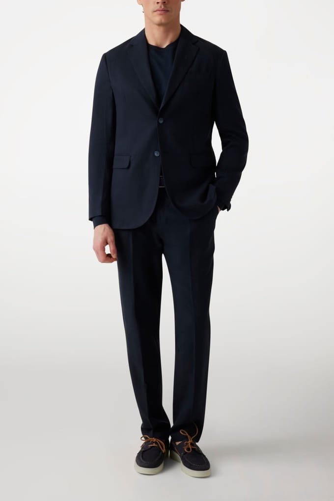 GUESS Marciano By  George 2b Notch Blaz Navy Sea Maat: 52 | Blazers Outlet | Heren | Blauw