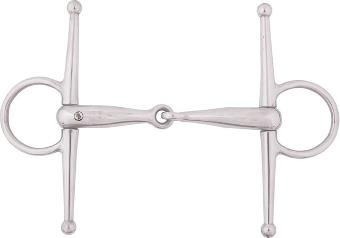 BR Enkel Gebroken Kneveltrens Massief RVS 18 mm . - 13,5