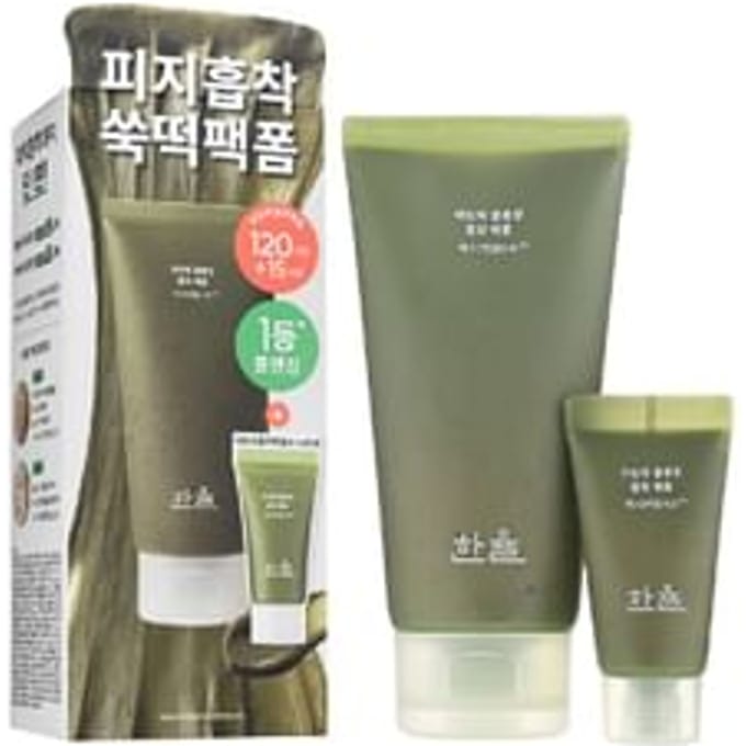 HANYUL - Pure Artemisia Deep Clarifying Mask To Foam Cleanser Set 2 pcs