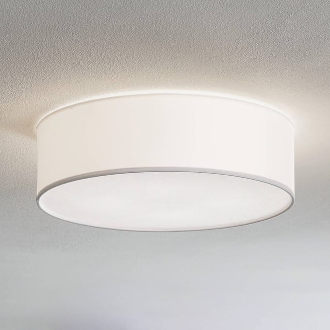 TK Lighting Plafondlamp Rondo, wit Ø 45 cm