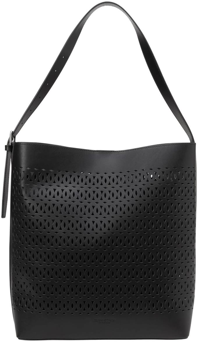 Marc O'Polo Schoudertas Alka Hobo Bag Black Zwart