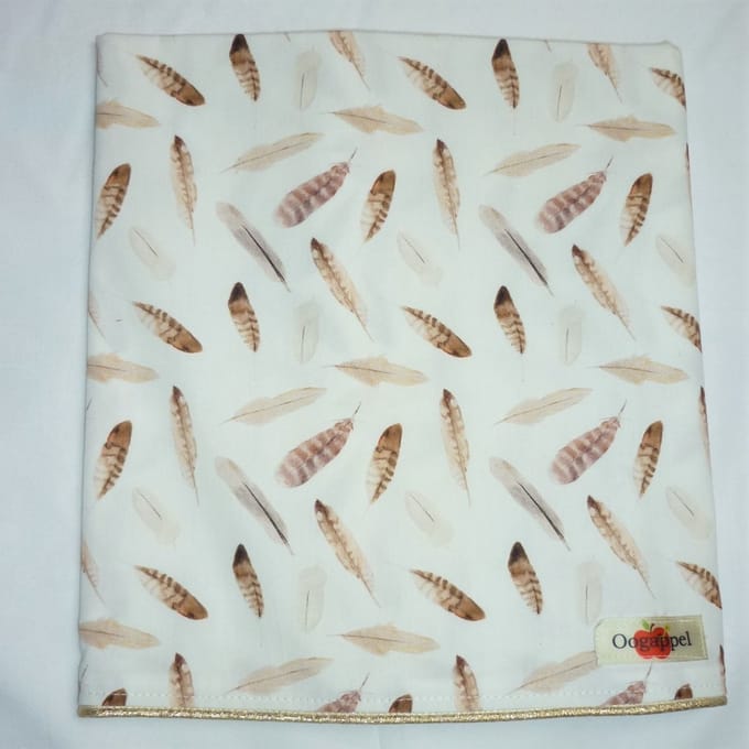 Oogappel Veren Katoen Ledikantlaken 120x150 cm-Offwhite