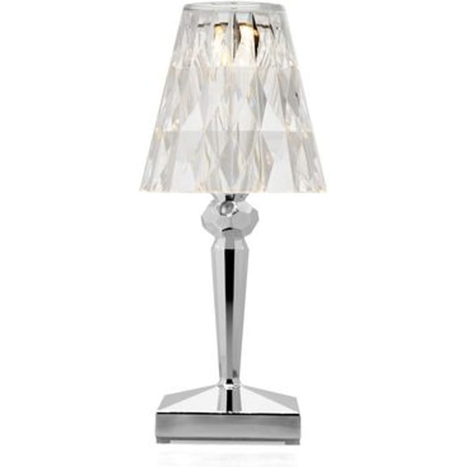 Kartell - Battery Tafellamp - chroom - zilver