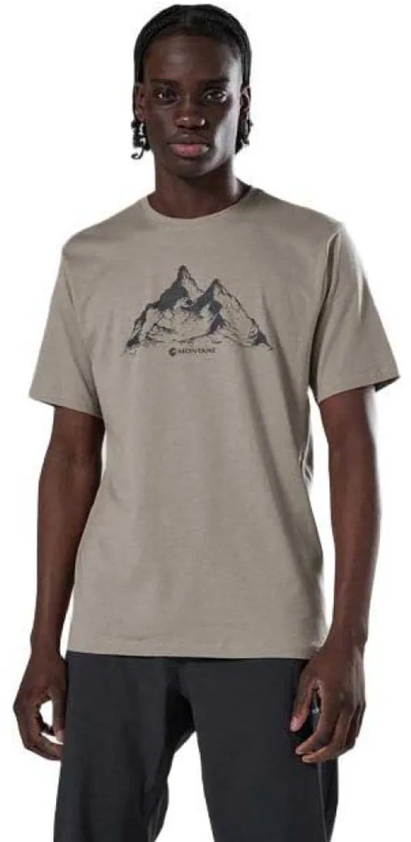 Montane Dual Mountain T-shirt Met Korte Mouwen Grijs S Man