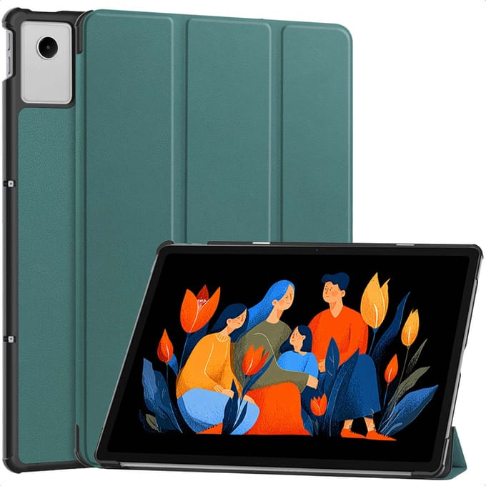 imoshion Tablet Hoes - Geschikt voor Lenovo Idea Tab Plus - Trifold Bookcase - Donkergroen