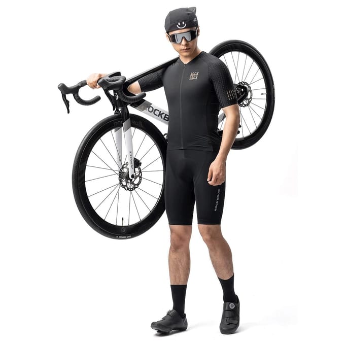 Rockbros YDDX011 Diamond Short Sleeve Cycling Jersey Size XXS - Black