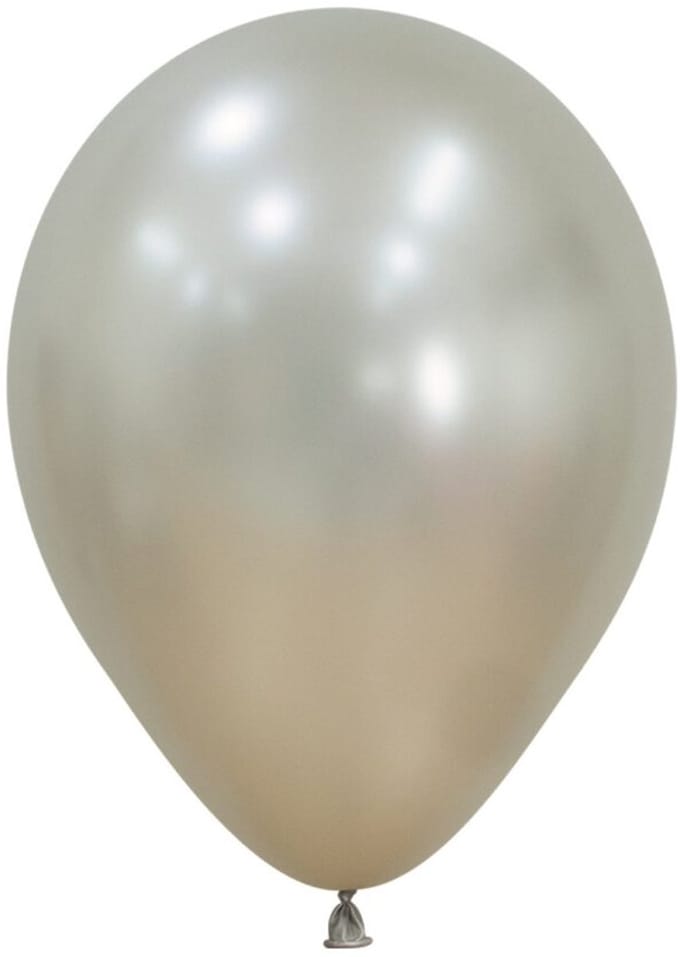 Latex ballonnen Sempertex Silk Cream Pearl, 12inch - 12 stuks