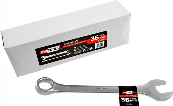 Awtools Serie - Ringsleutel - 36 mm - Chroom-Vanadiumstaal - DIN 3113