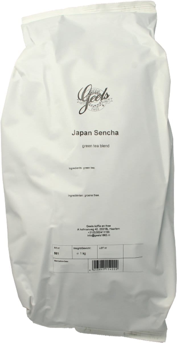 Geels Japanse sencha thee 1 Kilogram