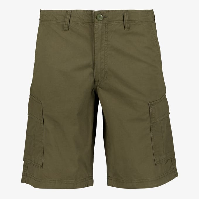 JJ REBEL heren cargo short donkergroen - Maat S
