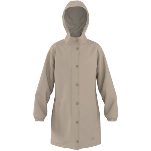 CRIVIT Kinder gevoerde regenjas (Beige, 146/152)