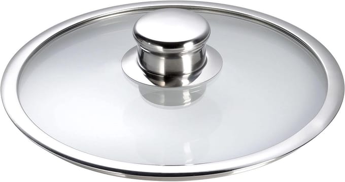 Glazen Pan Deksel - Pannen Deksel - Koken - Hittebestendig Glas - 24 cm - Transparant