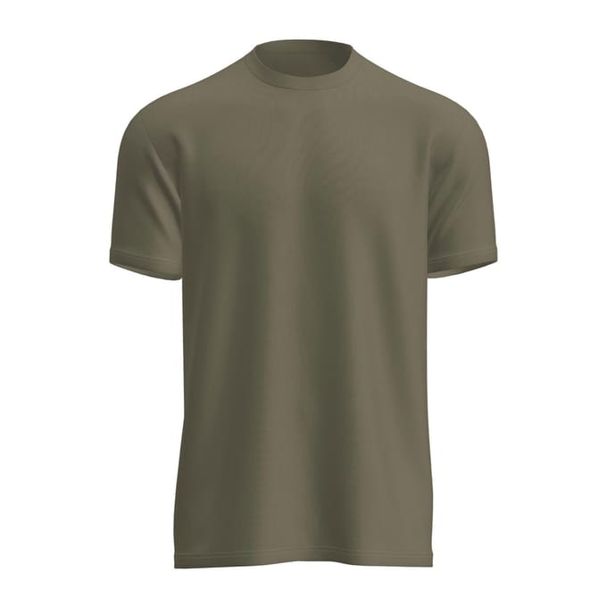 Firetrap Heren T-shirt (Set van 2) (Militair Groen)