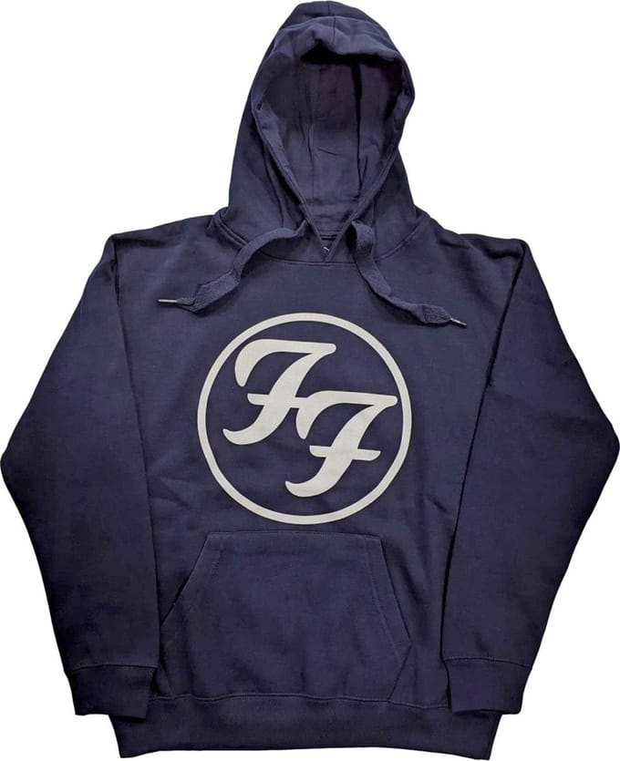 Foo Fighters - FF Logo Hoodie/trui - L - Blauw