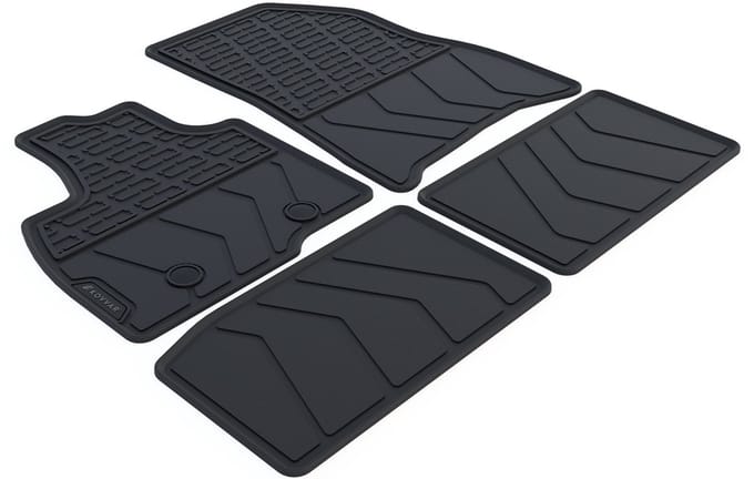 Rubber Automatten geschikt voor Dacia Duster 3 - 2024-heden - 4-delig - Uitvoering: Mild Hybrid (48V)
