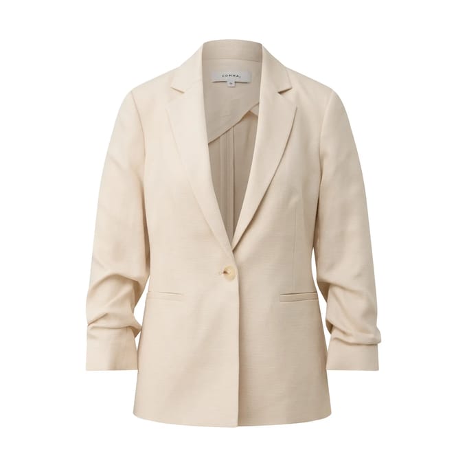 Drapé 3/4 mouw Blazer dames COMMA