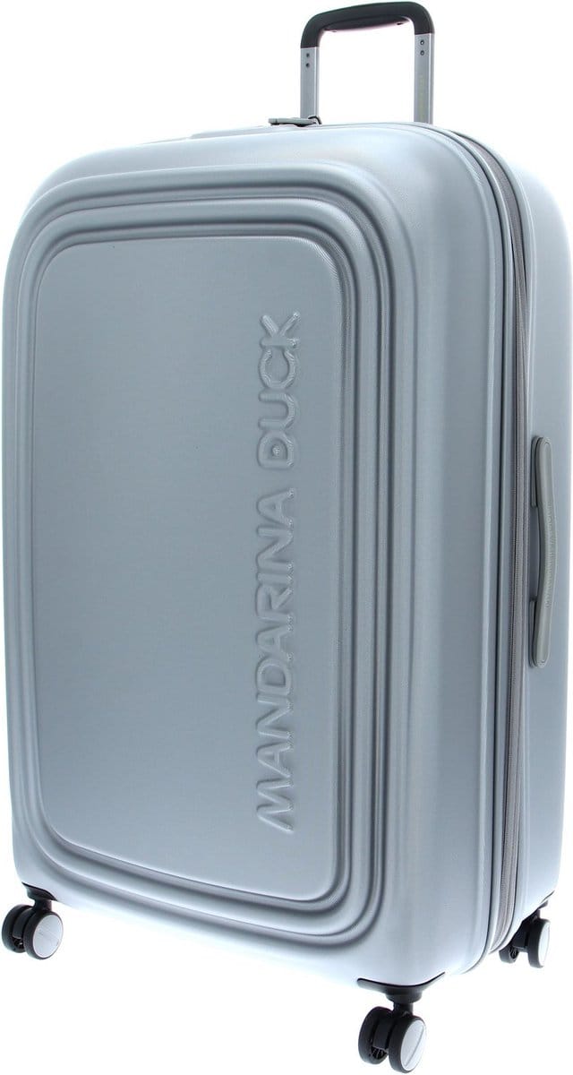 MANDARINA DUCK Logoduck + Cabin Expandable Trolley Silver Zilverkleurig 78cm