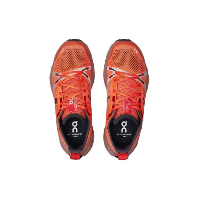 ON Cloudsurfer Trail Flame Dustrose Dames Sneakers Rood 3WE10102150 40.5 red