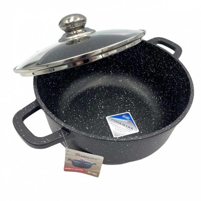 Kinghoff 1596 - Braadpan - met Aromaknop - 26 cm - 5.6 liter