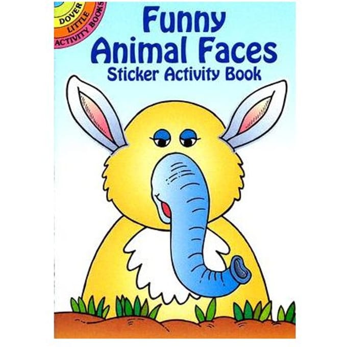 Funny Animal Faces Sticker Activity Book - Newman-D'Amico, Fran