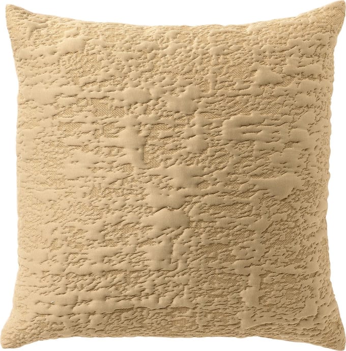 Dutch decor Sierkussen Lyla - Polyester - Beige - 45x45 cm (BxH) - 3D Patroon