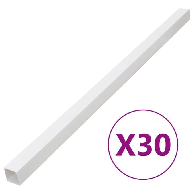 vidaXL - Kabelgoot - 100x60 - mm - 30 - m - PVC