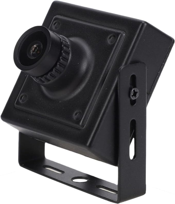 Kleine IP-camera - Mini beveiligingscamera - Thuisbewaking op afstand - Ingebouwde microfoon - 8 MP - Wit