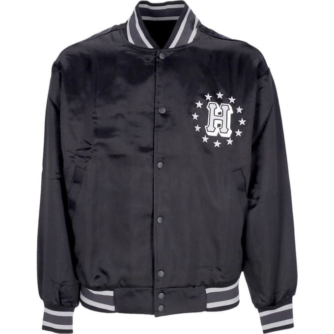 Galactic Stack Baseball Jacket Heren Bomberjack Zwart