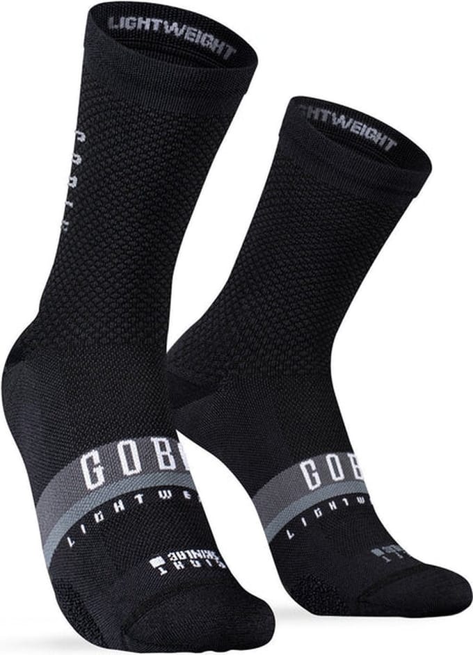 Gobik Superb Fietssokken Axis Lang Zwart – S/M (39-42)