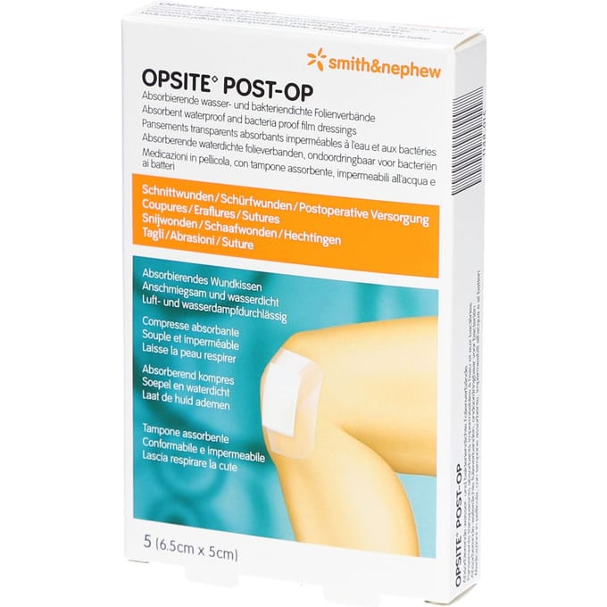 Opsite Post-Op 6.5 x 5cm 66030313 5 Pleister