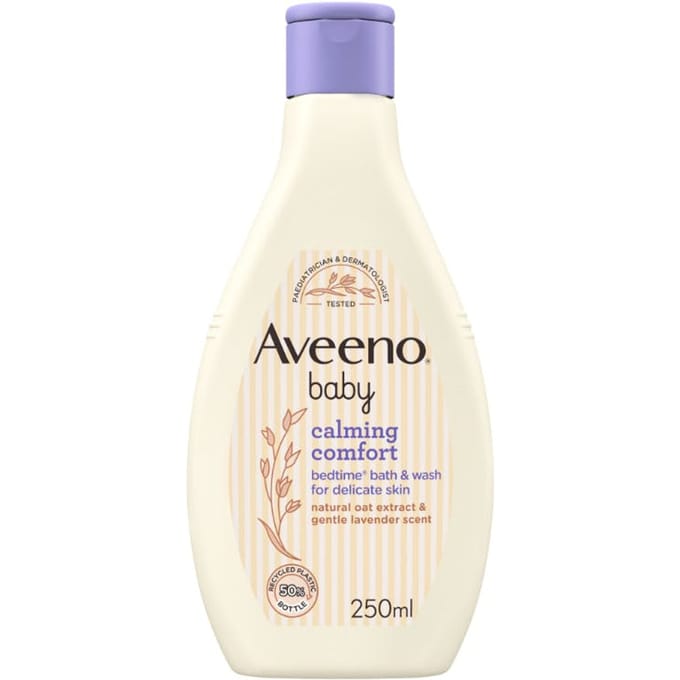 Aveeno Baby Calming Comfort Bedtime Bath &amp; Wash 250 ml