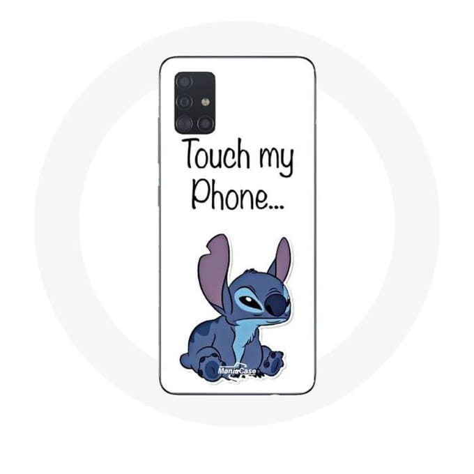 Coque pour Samsung Galaxy A71 Stitch Don't touch my phone