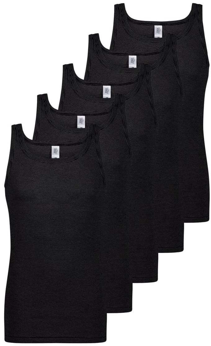 ESGE Heren Onderhemd 5 pack - Fijnrib Ringel